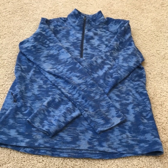 lululemon athletica Other - Lululemon Athletica mens small blue long sleeve 1/4 zip pullover tee. New!